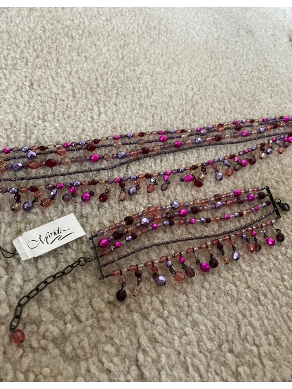 Mariell Jewelry Necklace and Bracelet Se